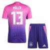 Levné Německo Muller 13 Dětské Venkovní Fotbalové dresy ME 2024 Krátký Rukáv